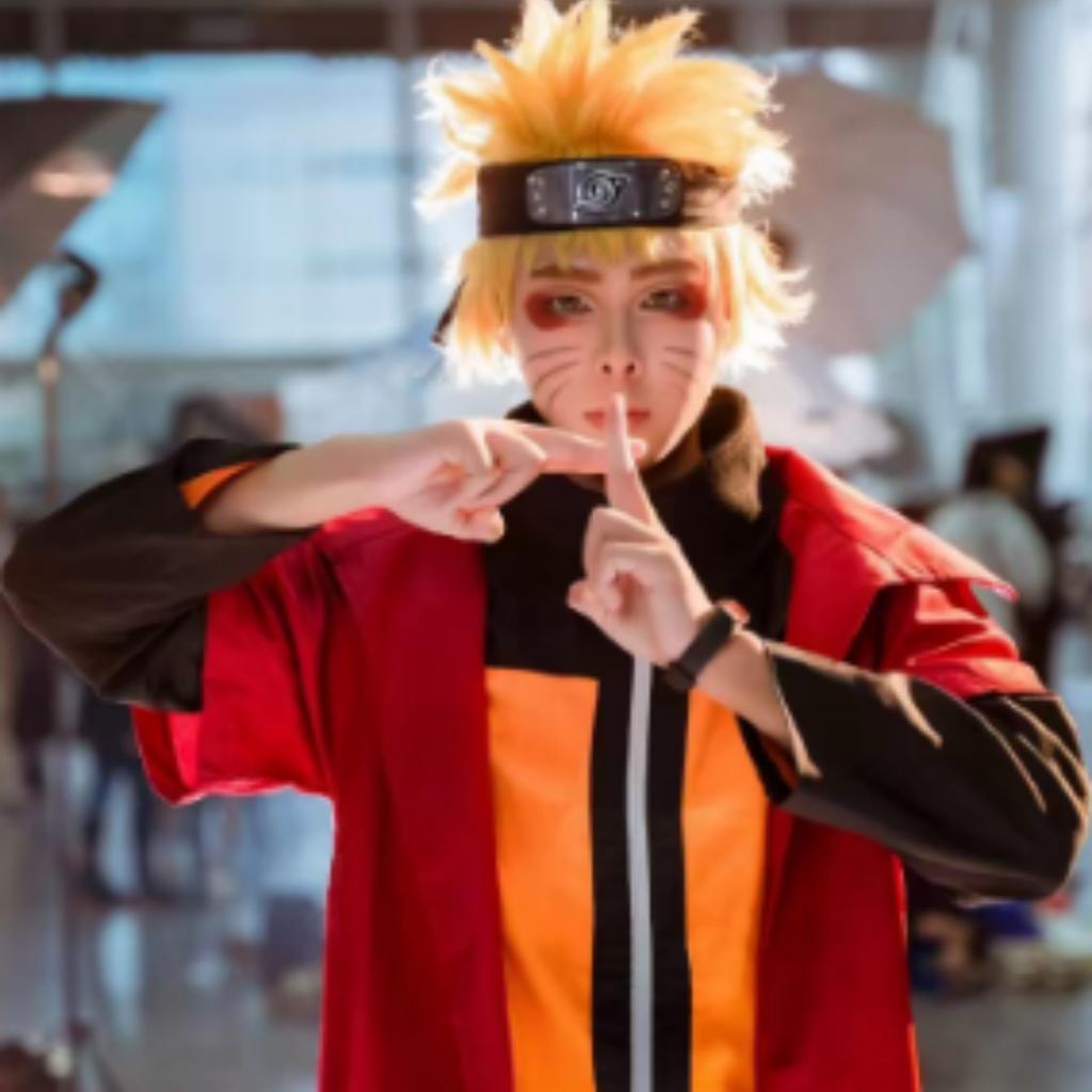 Uzumaki Akatsuki Cosplay Boys Girls Uzumaki Jacket Pants Headband Wig Props Child Uniform Kunai Halloween Costume