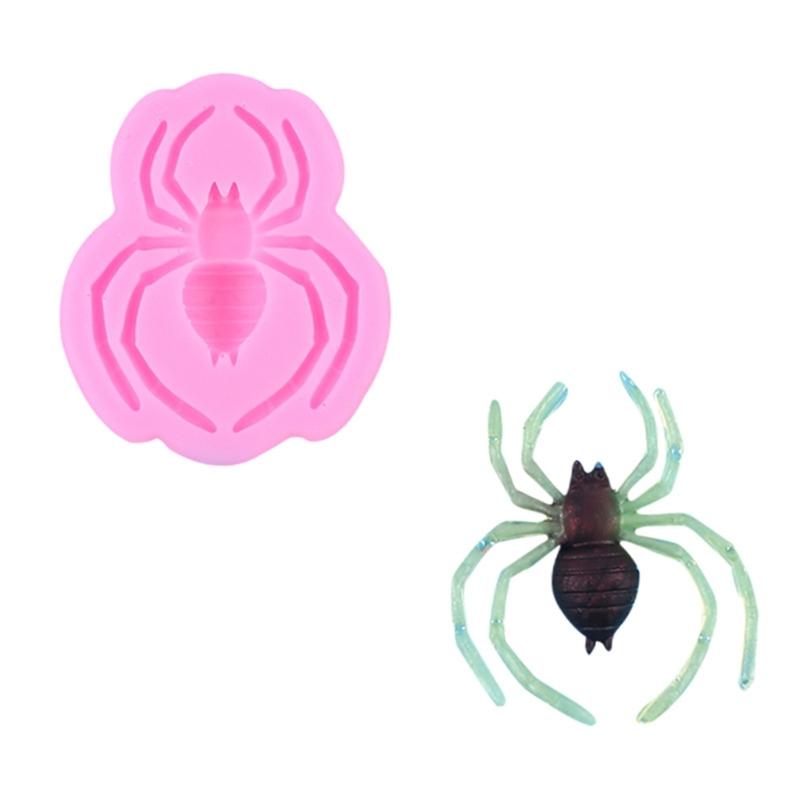 Spider- Silicone Mold Sugar Cake Mold Green Bean Cake Candy Mold Chocolate Ice Block French Dessert Cake Decorations