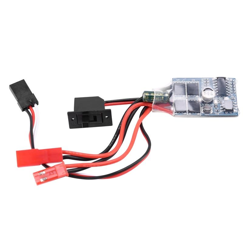 AA92-Rc ESC 10A Brushed Motor Speed Controller For 1/16 18 Rc Car Boat Tank