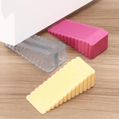 Batente de porta de silicone de segurança, bloco de cunha, batente de porta, porta de escritório em casa, retentor traseiro, anti-colisão