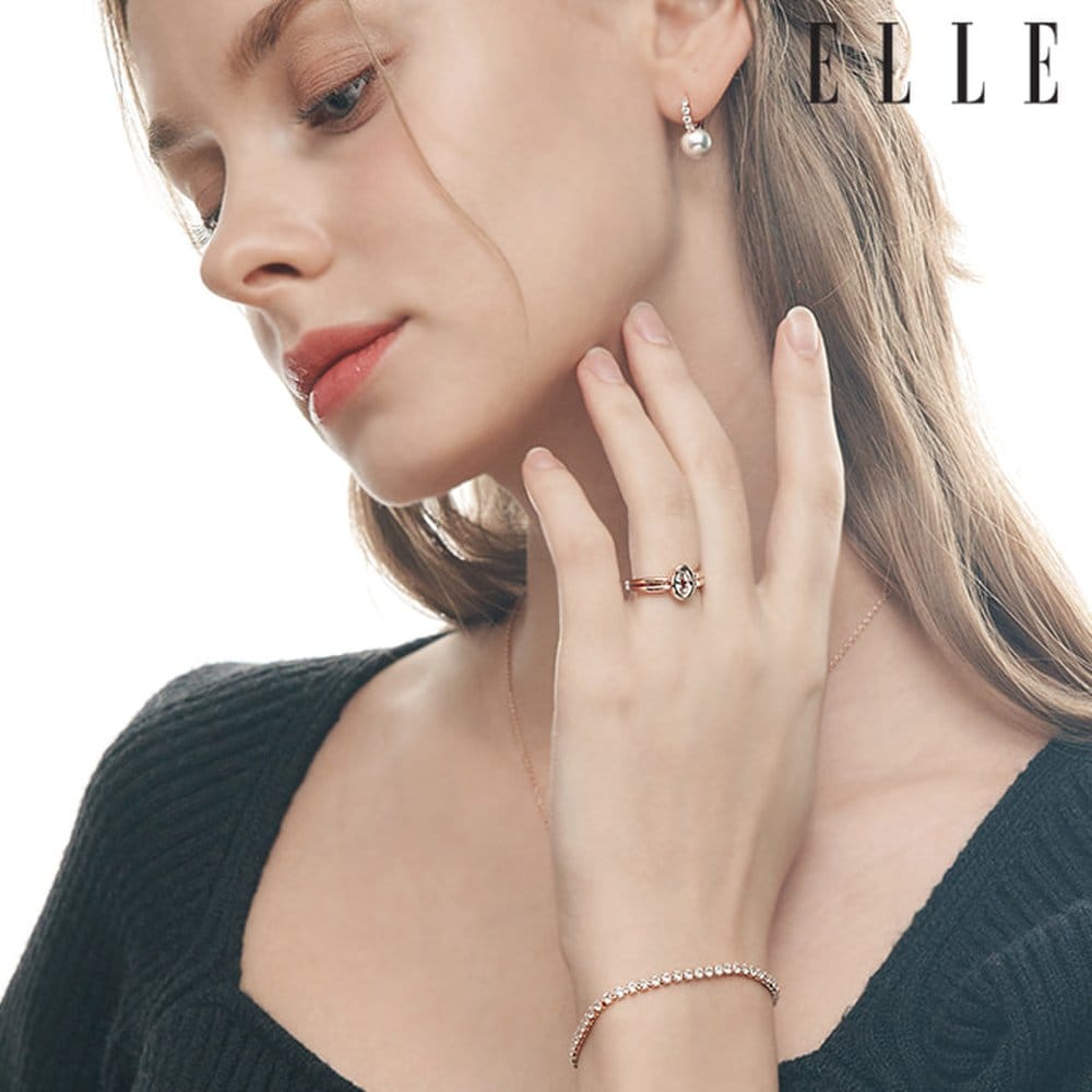 Shine Square Tennis Bracelet Elbrbb097