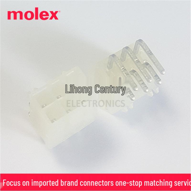 Molex 3930-1060 Mini-Fit Jr. 6-Pin Receptacle Connector, 4.20mm Pitch