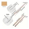 Pizza Peel Perforated with Wooden Handle Aluminum Tool for Home Cooks, Chefs, Kitchen,