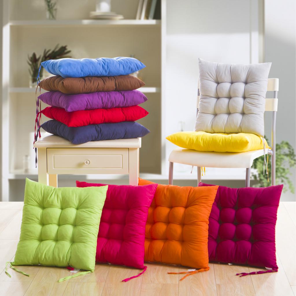 Chair Cushion Round Cotton Upholstery Soft Padded Cushion Pad Home Or Car