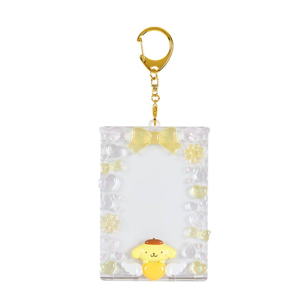 Sanrio Trading Card Holder Pompompurin X X Storage Up To X 689688 (Enjoy Idol) Approx. W7.4 D0.8 H10.5cm Capacity 9.2 6.6cm