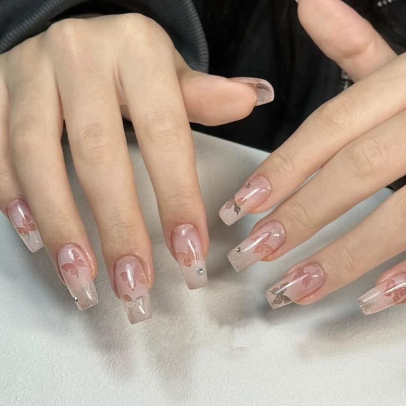 6Pieces Airbrush Nail Stencils Nail Decoration Stickers Set French Designs Hollow Nail Tips Stickers Decals for Womens