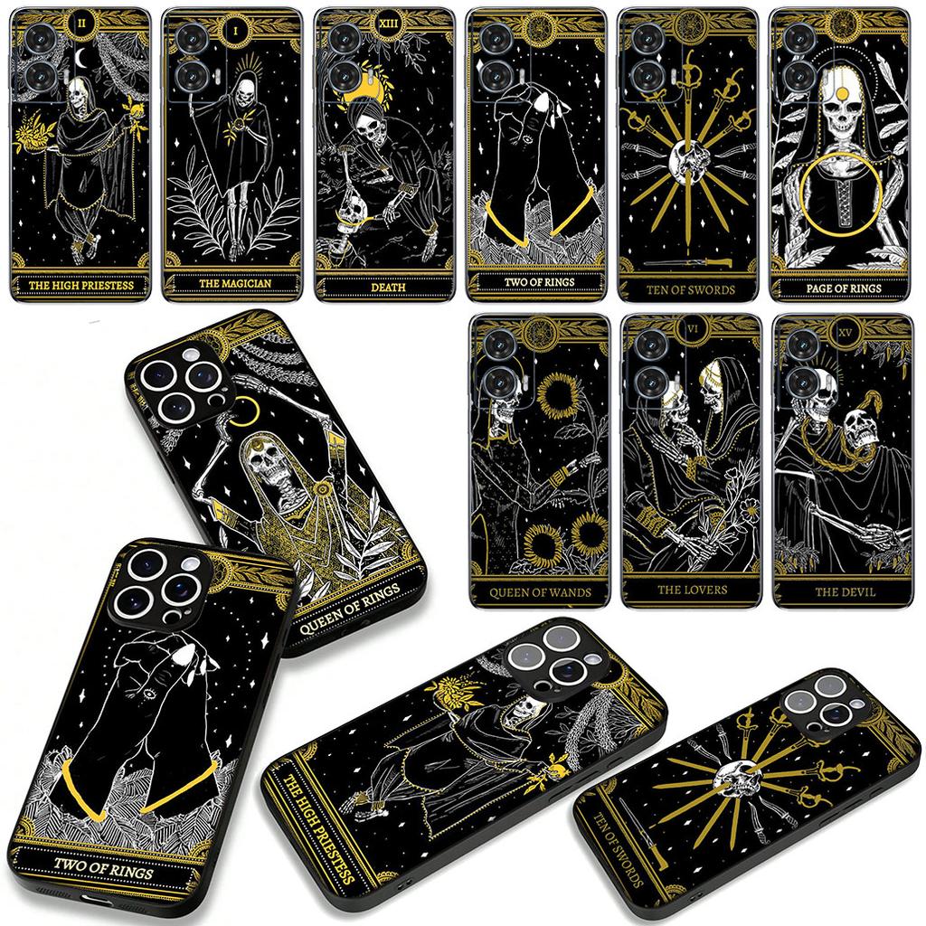 Tarot Card Fate Divination Phone Case for Motorola Moto Edge 70 60 Fusion 40 NEO 20 Pro G Stylus G56 G96 G71 G73 G41 G42 G51 G52