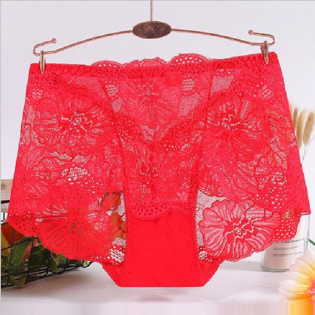 XXL Lingerie Women's Panties Womens Briefs Panty Sexy Lace Plus Size Female Underwear Big Size Lady Sexy Panty