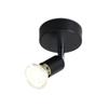 Ceiling Spotlight - NETTLIFE - 330 - Adjustable GU10 - 1 Bulb - Black Metal - Modern