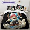 Cartoon Pattern Bedding Quilt Set Quilt Cover Pillowcase Home Decoration Birthday Gift (1 * Duvet Cover + 2 * Pillowcase, Without Core)