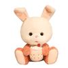 Cute Milk Tea Rabbit Plush Toy Stuffed Animal Bunny Doll Soft Pillow Kids Gifts