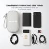 Digital Organizer Case Travel Zipper Charger Data Cable USB Bag For Mercedes Benz AMG W204 W205 W203 W211 W201 W210 W108 W124