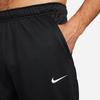 Nike Solid Color Logo Embroidered Fleece-Lined Sweatpants With Elastic Waist Men bottoms Black DQ4857-010