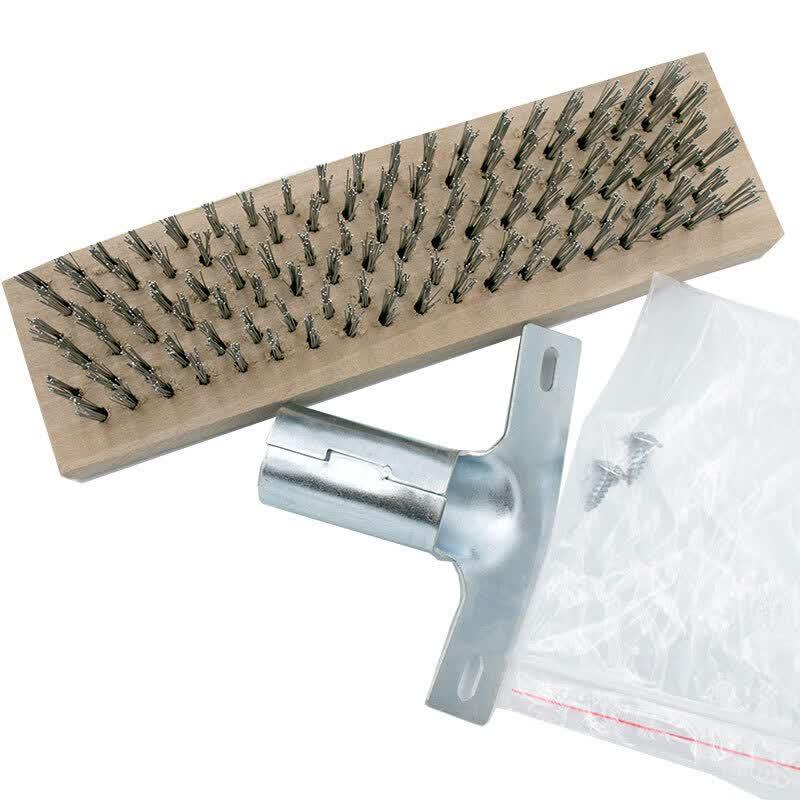 Bingyu BY-2052 Long-handled Galvanized Steel Wire Floor Brush