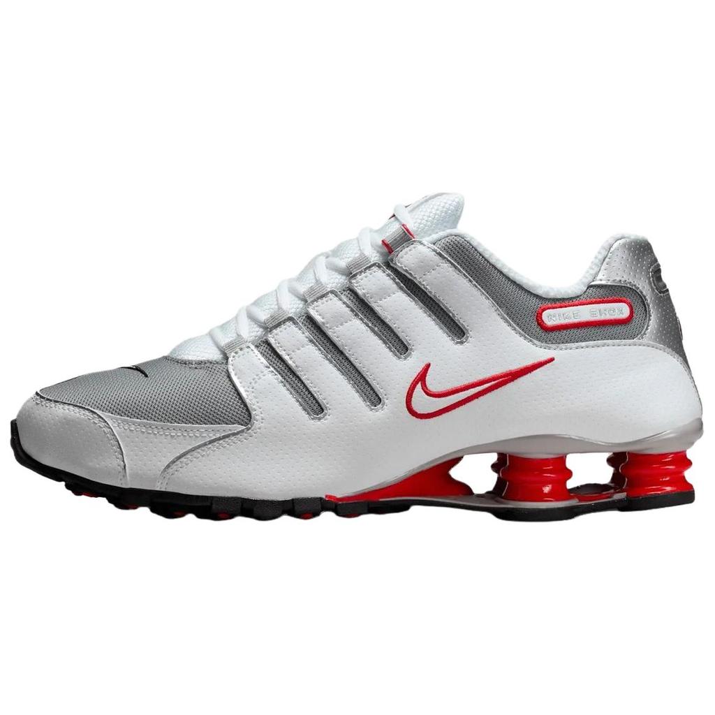 Nike Scarpe da Corsa Shox Serie NZ Unisex Grigio Bianco 378341-104