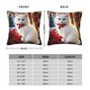 Christmas Cats  Adorable Kittens in Festive Pillowcases  Cute Funny Pillow Case For Sofa Bedroom Home Decor Comfy Pillow Cover