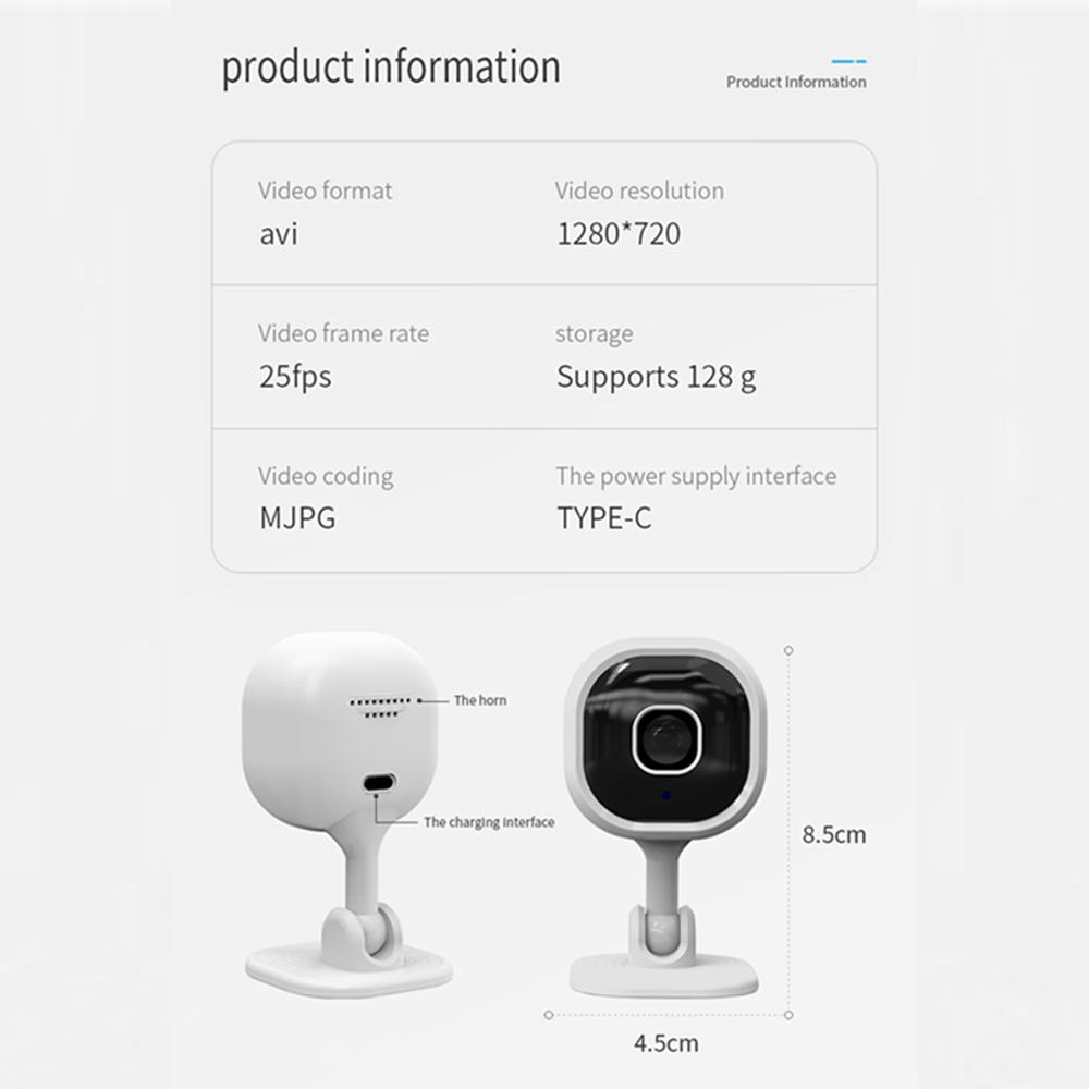 New 1080P Surveillance Camera Home Security Monitoring 2-Way Audio Built-in WiFi