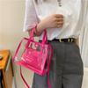 Borsa in PVC Trasparente Gelatina Borsa da Spiaggia Borsa a Shopper Impermeabile Trasparente Borsa a Spalla