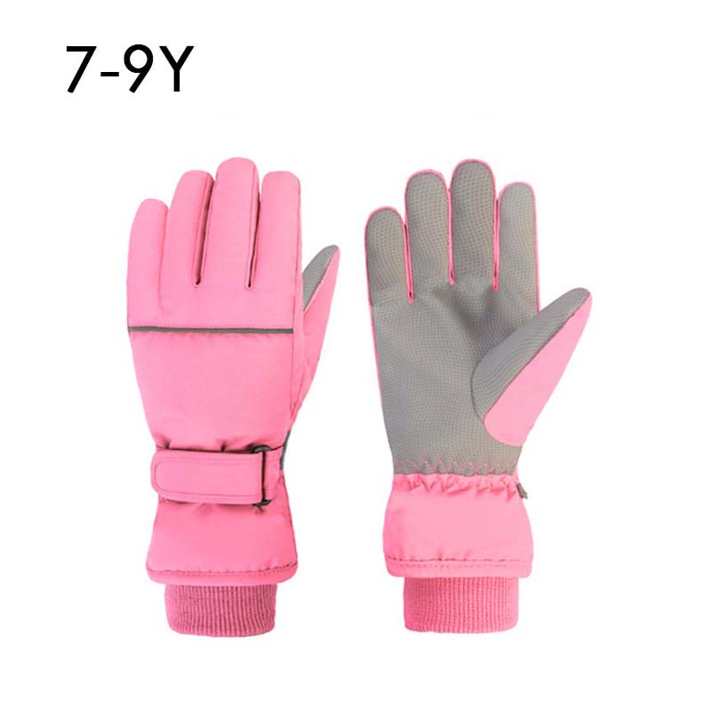 2024 Children Ski Gloves Keep Finger Warm Waterproof Thicken Mittens Winter Snowboard Snow Kids Gloves for Boys Girls