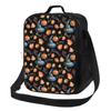 Horror Halloween Christmas Insulated Lunch Bag Portable Thermal Lunch Containers Reusable Cooler Tote Bag for Work Picnic Travel