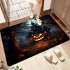 VIKAMA Lustige Halloween-Fußmatten für die Eingangstür, wasserabsorbierende Teppich-Fußmatten, Partydekoration für das Zuhause.