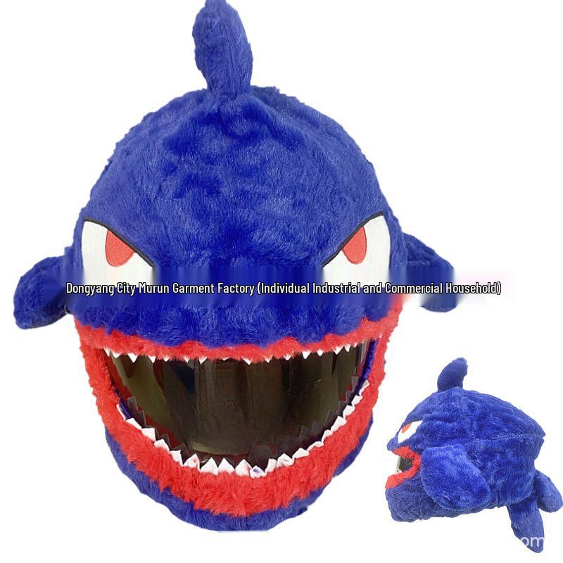 Motorcycle Plush Helmet Cover - Three-Eye Elk, Pumpkin, Rabbit Balaclava
