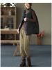 Dames harembroek met verdikte taille, herfst/winterstijl 2026, modieuze elastische taille, lange, comfortabele broek
