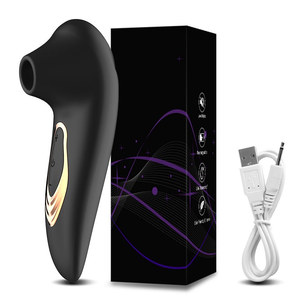 Kvinnelig Kraftig Clit Sucker Vibrator Brystvorte Suger Blowjob Klitoris Stimulator Vibrerende sexleketøy for kvinner Voksne Onanerer