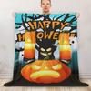 Fleece Wearable Blanket With Sleeves Cozy Hooded Throw Adults Winter Loungewear Halloween Costume Accessory