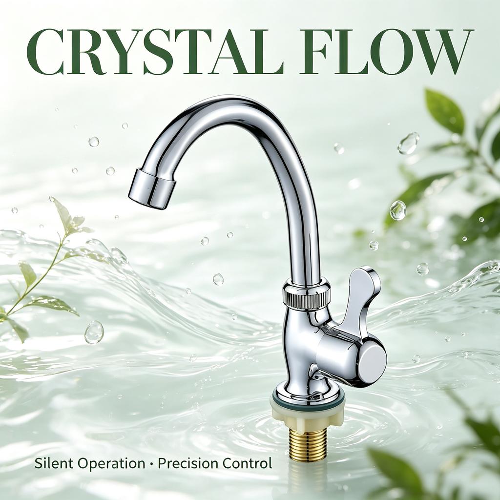 Kitchen Vertical Dish Basin Faucet Plastic Steel Kitchen Faucet Water Purifier Single Lever Hole Cold Tap Kitchen Accessories