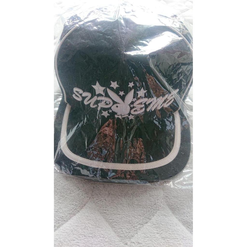 Used Supreme Playboy 5-Panel Cap Black Supreme Playboy Cap