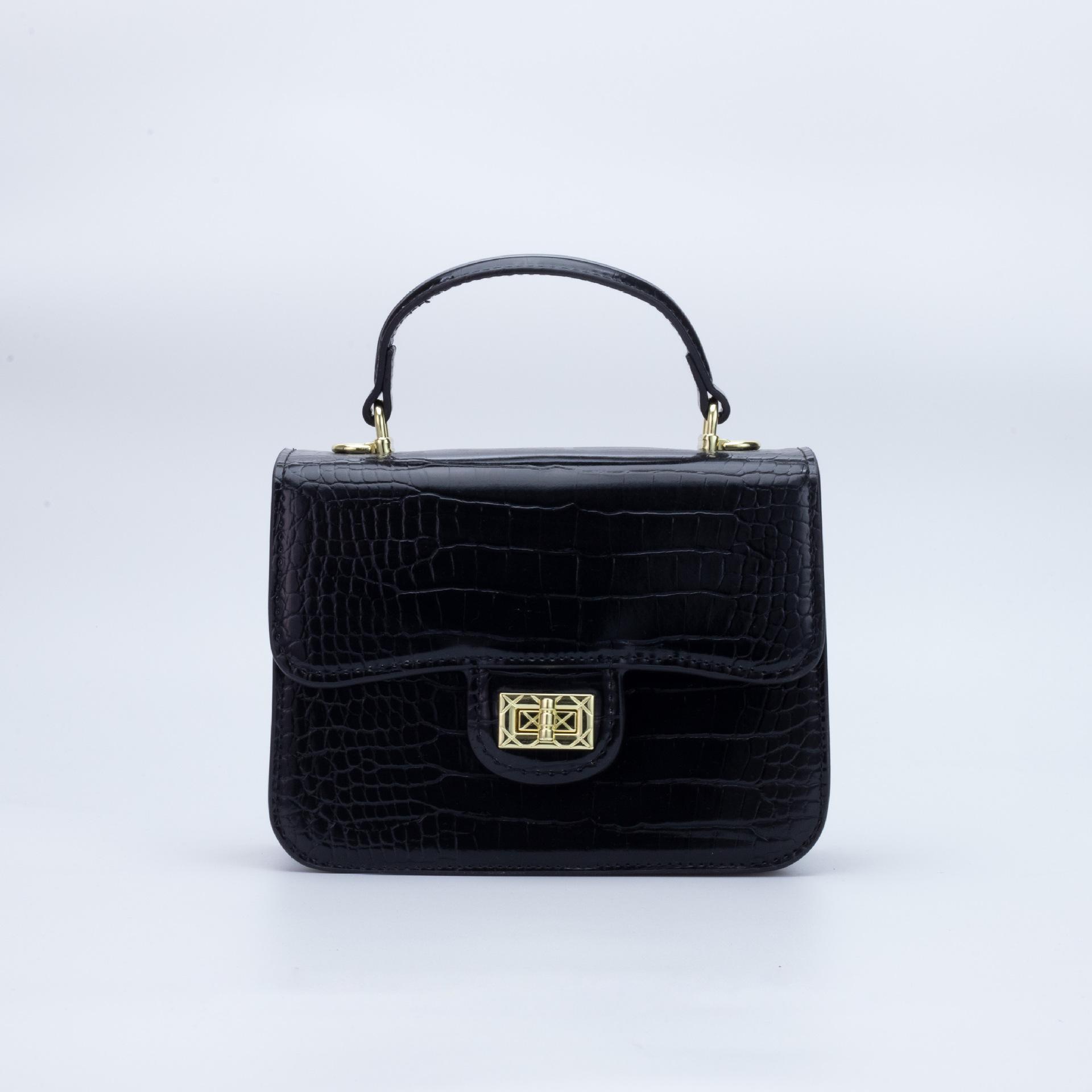 

New Casual Women s Shoulder Bags Simple Alligator Pattern, Fashionable Small Square Bags High Quality Simple Diagonal Bags