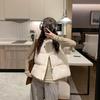 New Winter Short Fashion Cotton Vest Warm Foreign Style Hooded Fashion Loose Women's Korean Version Thin Coat