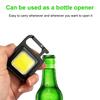 Fonken Mini LED Flashlight Keychain Light Multifunctional Portable COB Camping Flashlights USB Charging Work Lights fishing Lanterna