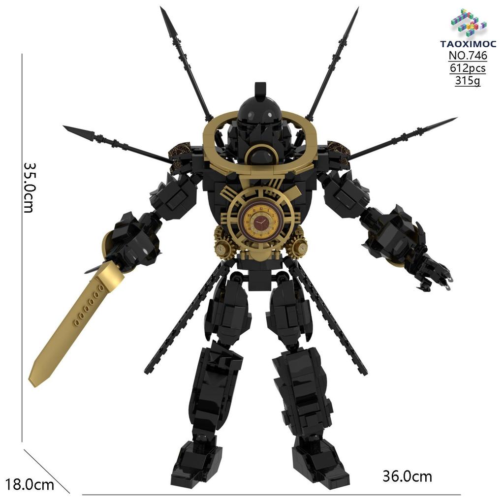 Titan Monitor & Toy Building Block Minifigure Set: Man vs. Toilet Man, Clock Man, TV Man, Audio Man