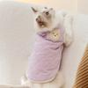 Pet Clothing Autumn Winter Minimalist Teddy Bear Quilted Cotton Thickened Dog Vest Cute Teddy Bear Small Dog Pet Clothing