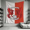 Wrexham AFC Wall Tapestry Aesthetic Wall Hanging Printed Fabric Blanket Decorative Tapestries for Bedroom Living Room Home Decor
