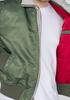 Winter Jacket Alpha Industries MA-1 D-Tec Hood Bomber Jacket (183110) Sage Green (183110-001)