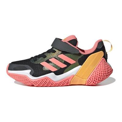 4Uture Rnr El K Durable Low-Top Kids Running Shoes Kids Running Shoes Black Pink GV7874