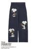 PEANUTS JQD Long Pants PWNP251032 NVY F [Gelato Pique] SNOOPY×BEAR Women's