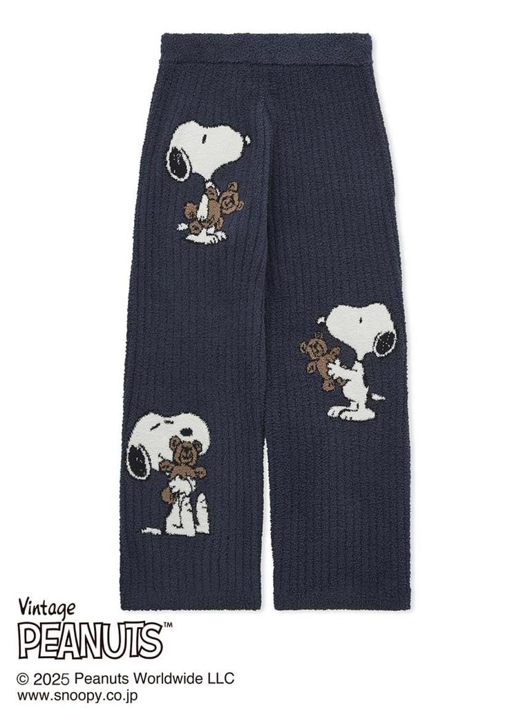 PEANUTS JQD Long Pants PWNP251032 NVY F [Gelato Pique] SNOOPY×BEAR Women's