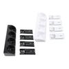 Controller Charger Station for Wii Remotes Controller Charger Dock Station with 4 Pack 2800mAh Recha