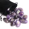 Natürliches Kristall-Runensteine-Set 25 Stück Quarzachat Kristallstein Hexen Reiki Heilenergie Runenbuchstaben Kristallgravur Handwerk