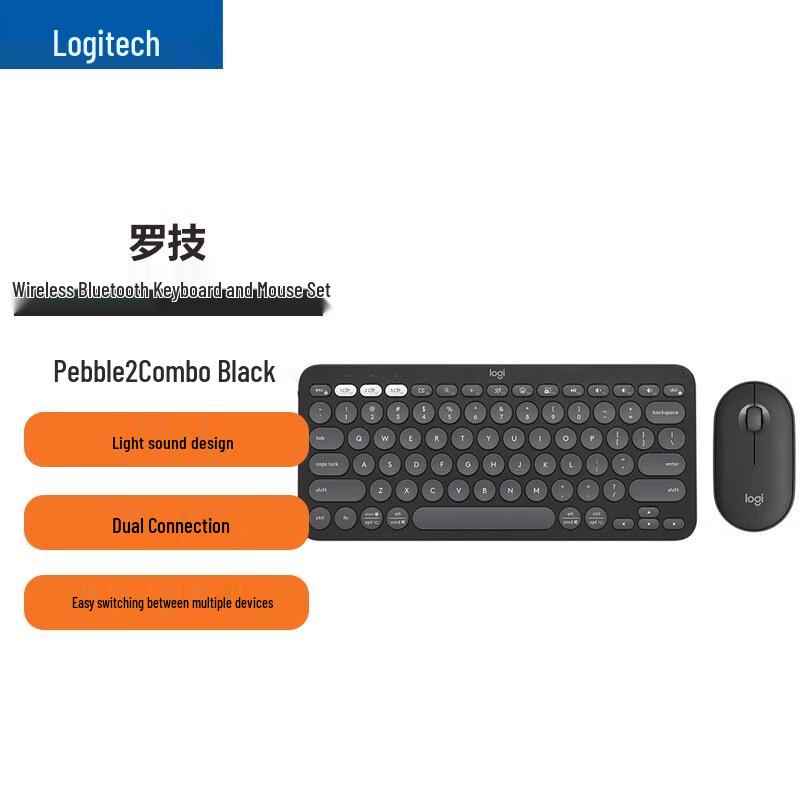

Logitech Pebble 2 Combo Wireless Keyboard & Mouse Set