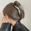Nuovo Arrivo Estivo Metallo Stile Minimalista Curvo Pinza per Capelli Geometrico Versatile Moda Chignon Nuca Clip a Squalo Accessorio per Capelli