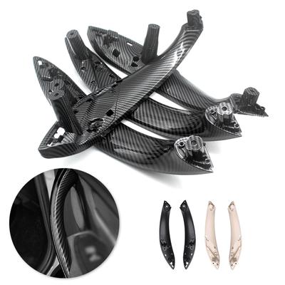 Pentru BMW F30 F31 F32 F33 F35 F36 F80 F82 F83 2012 2013 2014 2015 2016 2017 Carbon/bej/negru Tragerea mânerului interior al ușii mașinii