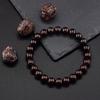 5A Natural Garnet Stone Femme Wine Red Bead Bracelet Women Bangle Men Bracelet Lucky Energy Healing Jewelry Valentine's Day Gift