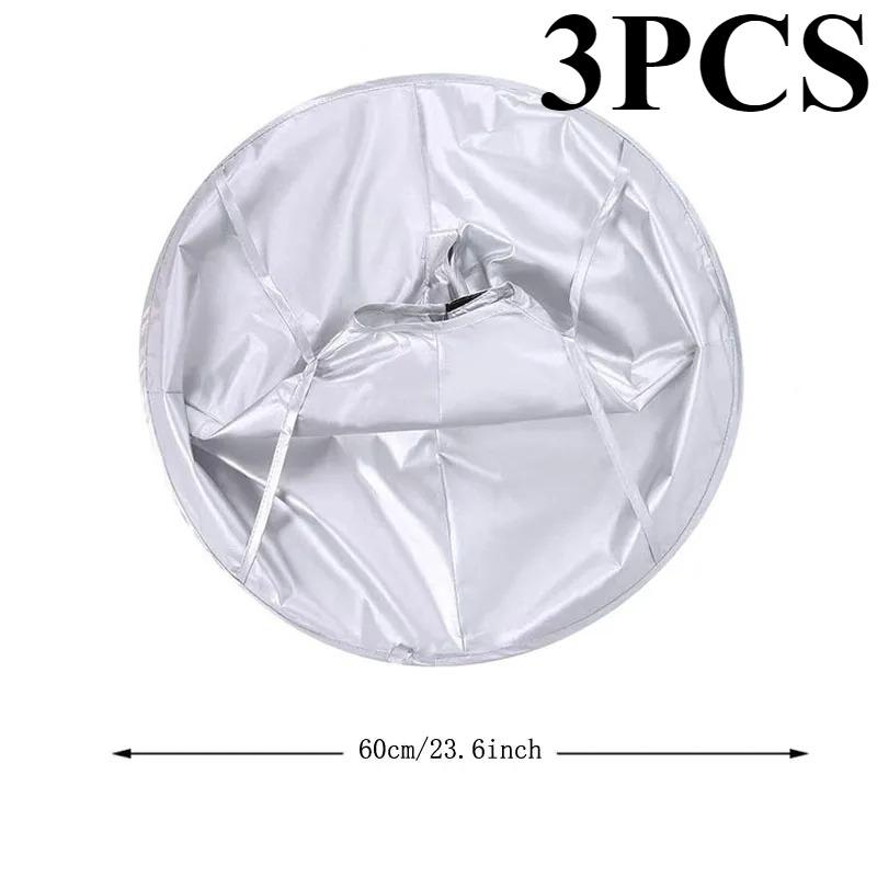 1/2/3pcs Hair Cutting Cloak Umbrella Design Cover, Suitable For Salon Barber Cutting Cloak Wrap, Foldable Waterproof And Portable