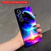 2DFlat Samsung Phone Case Neon Saturn Over Cosmic Landscape Applicable To Galaxy S23 S24 S25ULTRA S26 A12 A14 A15 A16 A54 A55
