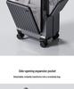20-Inch Stylish Front-Opening Carry-On Suitcase for Short Trips and Business Travel